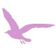 Sticker Mouette lilas