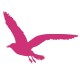 Sticker Mouette magenta B