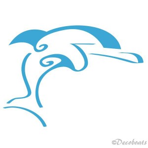 Grand dauphin bleu pervenche