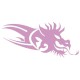 Sticker Dragon lilas tribord