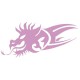 Sticker Dragon lilas babord