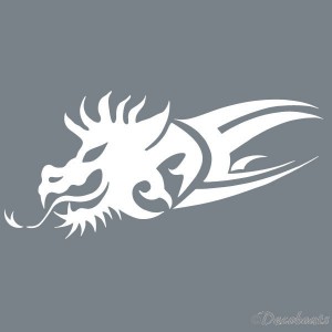 Pochoir Dragon