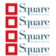 Sticker voile logo Square Management consulting