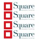 Sticker voile logo Square Management consulting