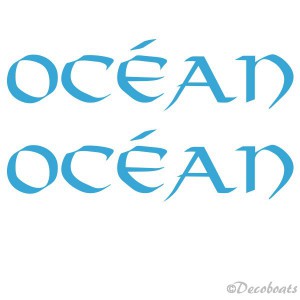 Lettrage OCEAN