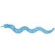 Sticker serpent de mer bleu ocean babord