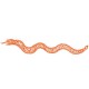 Sticker serpent de mer orange babord