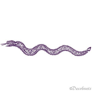Sticker serpent de mer