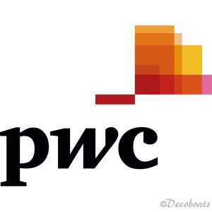 Autocollants logo pwc