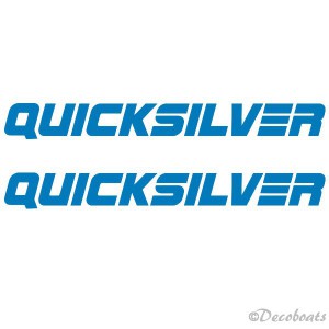 lot de 2 logos "Quicksilver"