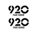 Lot de 2 logos 920 par Kirie