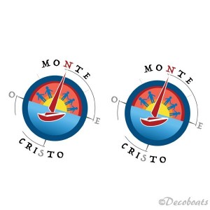 Sticker logo Montecristo