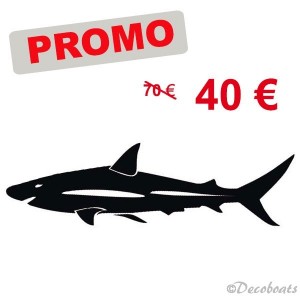 Promo grand sticker requin