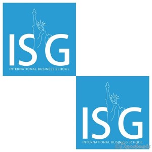 Stickers voile logo ISG