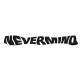 Sticker personnalisé nom Nevermind