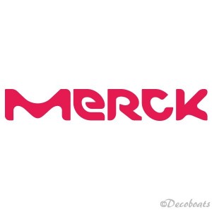Adhésifs voile logos Merck