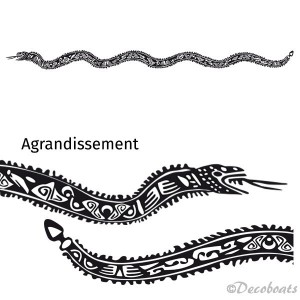 Frise Serpent de mer