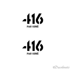 Stickers 416 par KIRIE