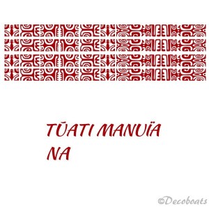Frise Maori personnalisée avec nom
