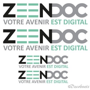 Lot de 4 stickers ZEENDOC