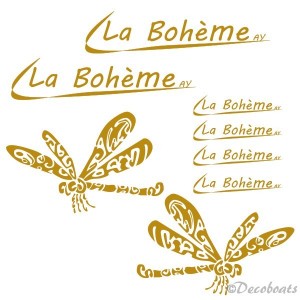 Stickers personnalisée "La Bohême