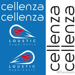Stickers coque et voile "cellenza"