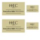 lot de 4 adhésifs logos sponsor HEC voile et coque