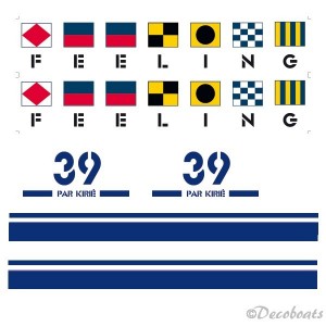 Stickers et liserets pour Feeling 39 par kirie sans fond