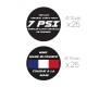 Lot 2x25 adhésifs voile Zephir