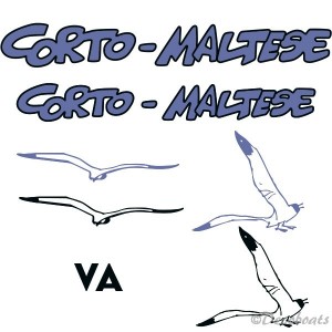 Lot de 7 stickers personnalisés