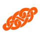 Sticker Noeud1 orange