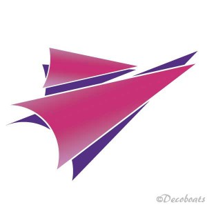 Sticker 2Voiles violet