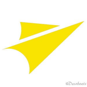 Sticker Voiles jaune