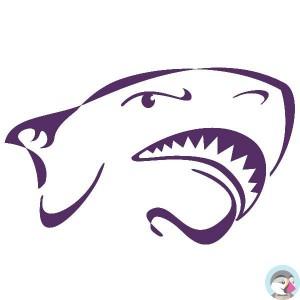 Sticker Tête requin